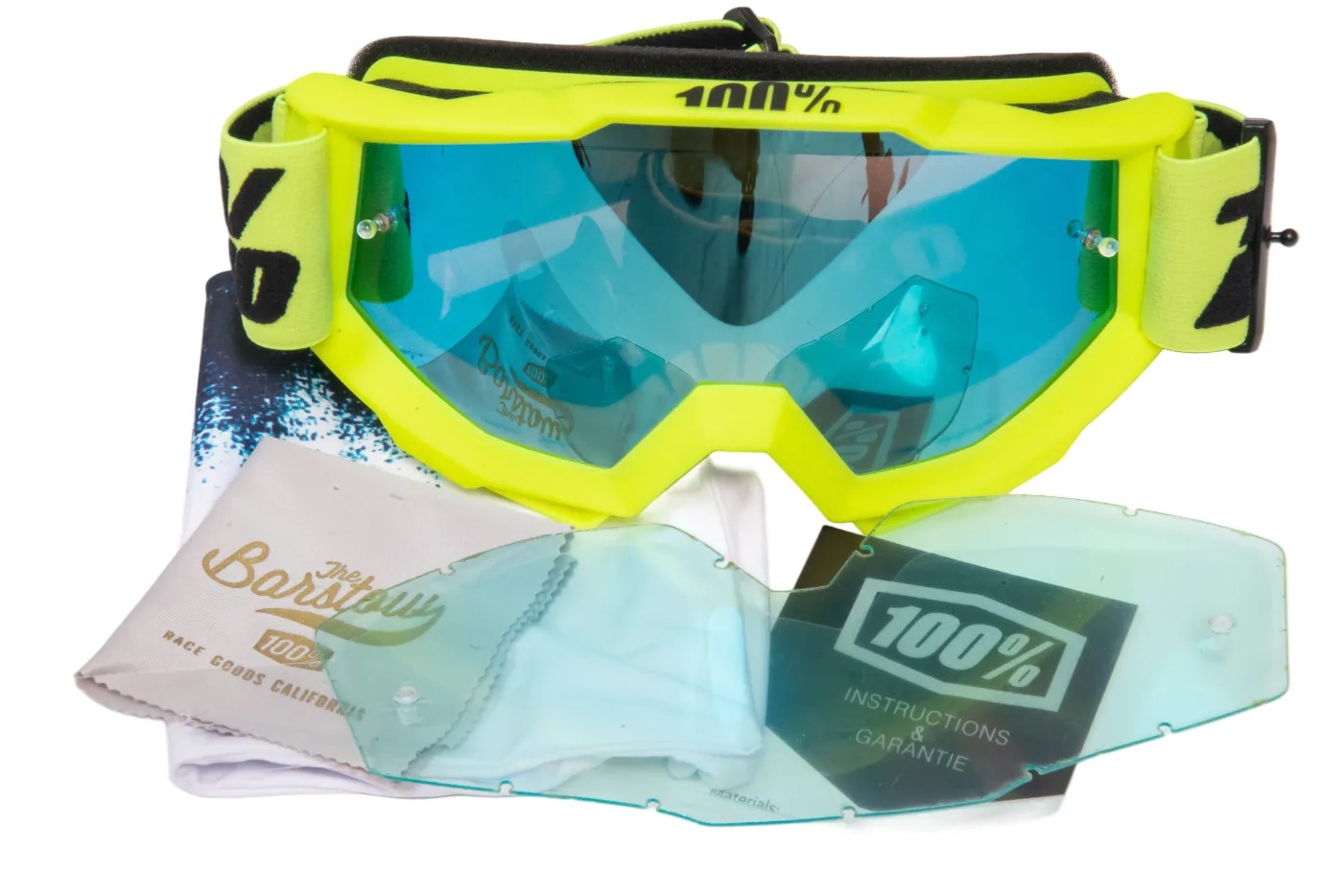 Очки мотокросс 100% №11 yellow frame Очки мотокросс 100% №11 yellow frame