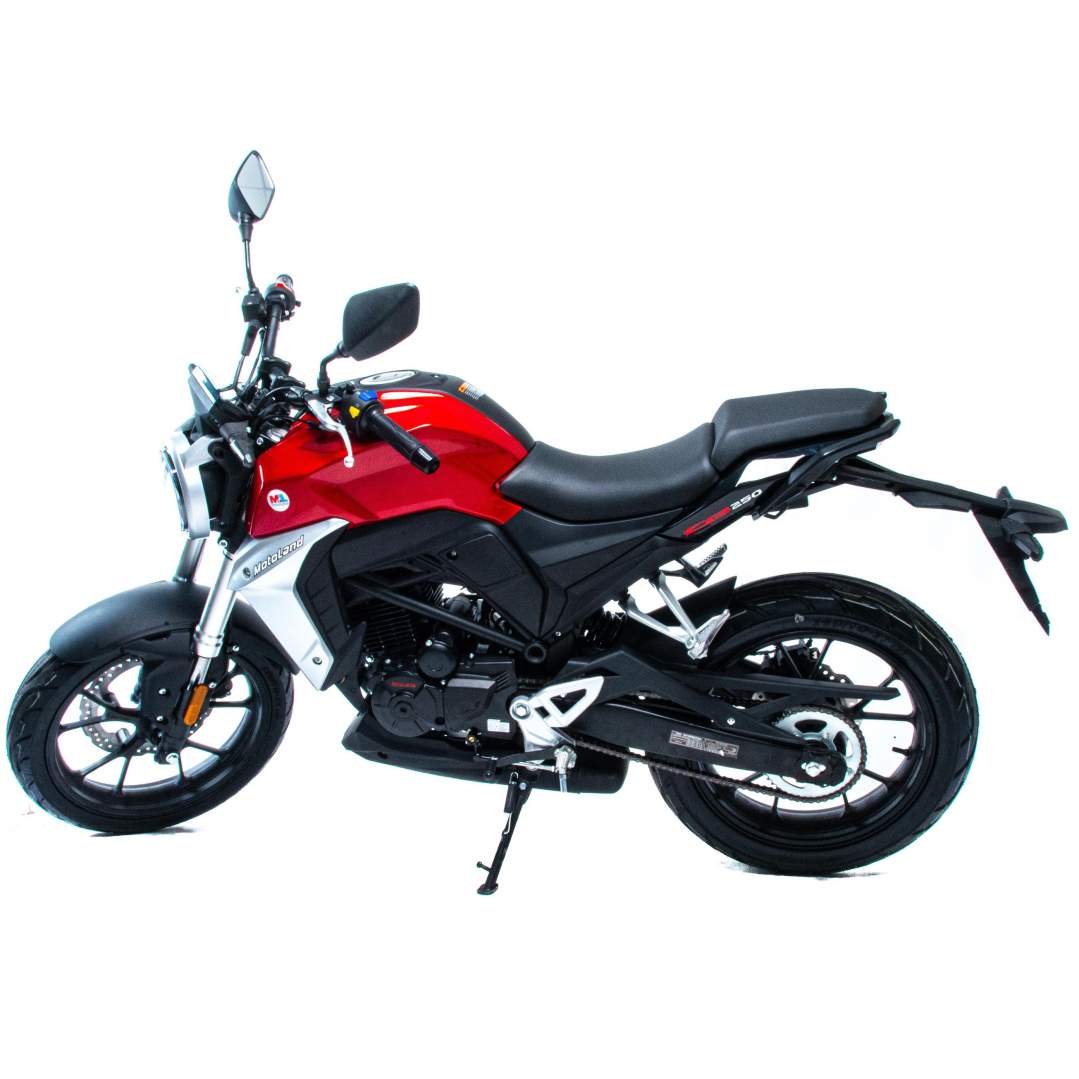 Мотоцикл дорожный Motoland CB 250 (172FMM-5/PR250) красный  Мотоцикл дорожный Motoland CB 250 (172FMM-5/PR250) красный