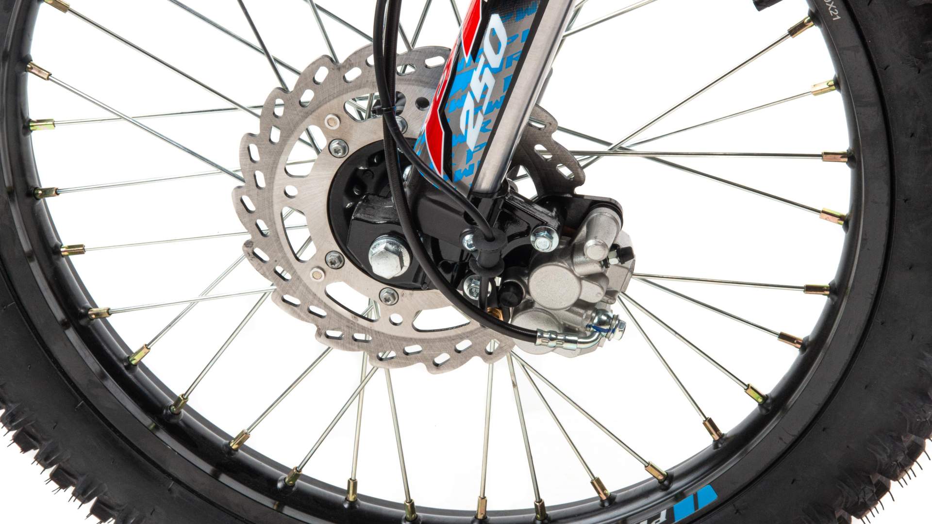 Мотоцикл Кросс PWR FZ250 (172FMM) (4V) (4-х клапанный) синий Мотоцикл Кросс PWR FZ250 (172FMM) (4V) (4-х клапанный) синий